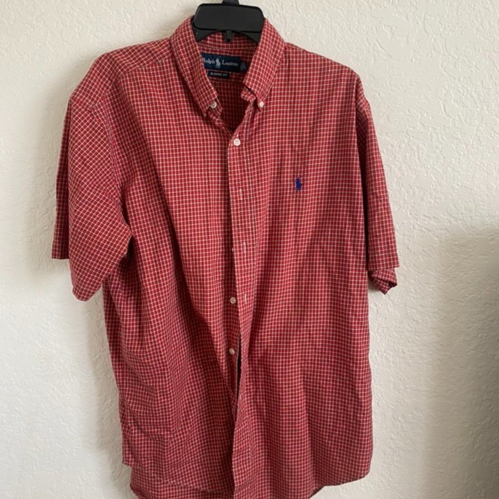 Ralph Lauren Classic Fit Button Down Shirt Size L